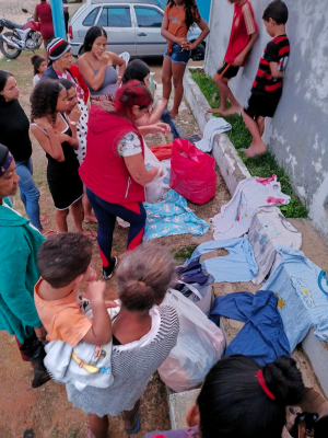 Voluntários e doadores
